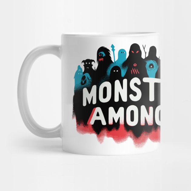 Monsters Among Us Podcast - Shirt, Mug, Pin, Hoodie, Gift, Merch, Gear by cloudhiker